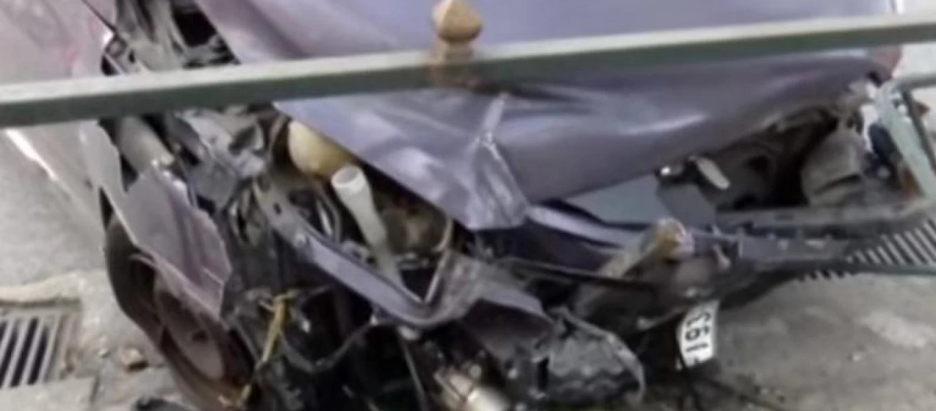 Σώθηκε από θαύμα μια μέρα πριν τον γάμο του - Καταστράφηκε το αυτοκίνητό του (βίντεο)